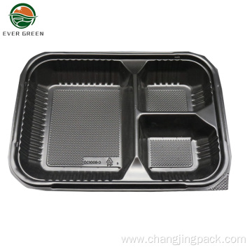 Disposable Plastic Bento PP Lunch Box Leakproof Container